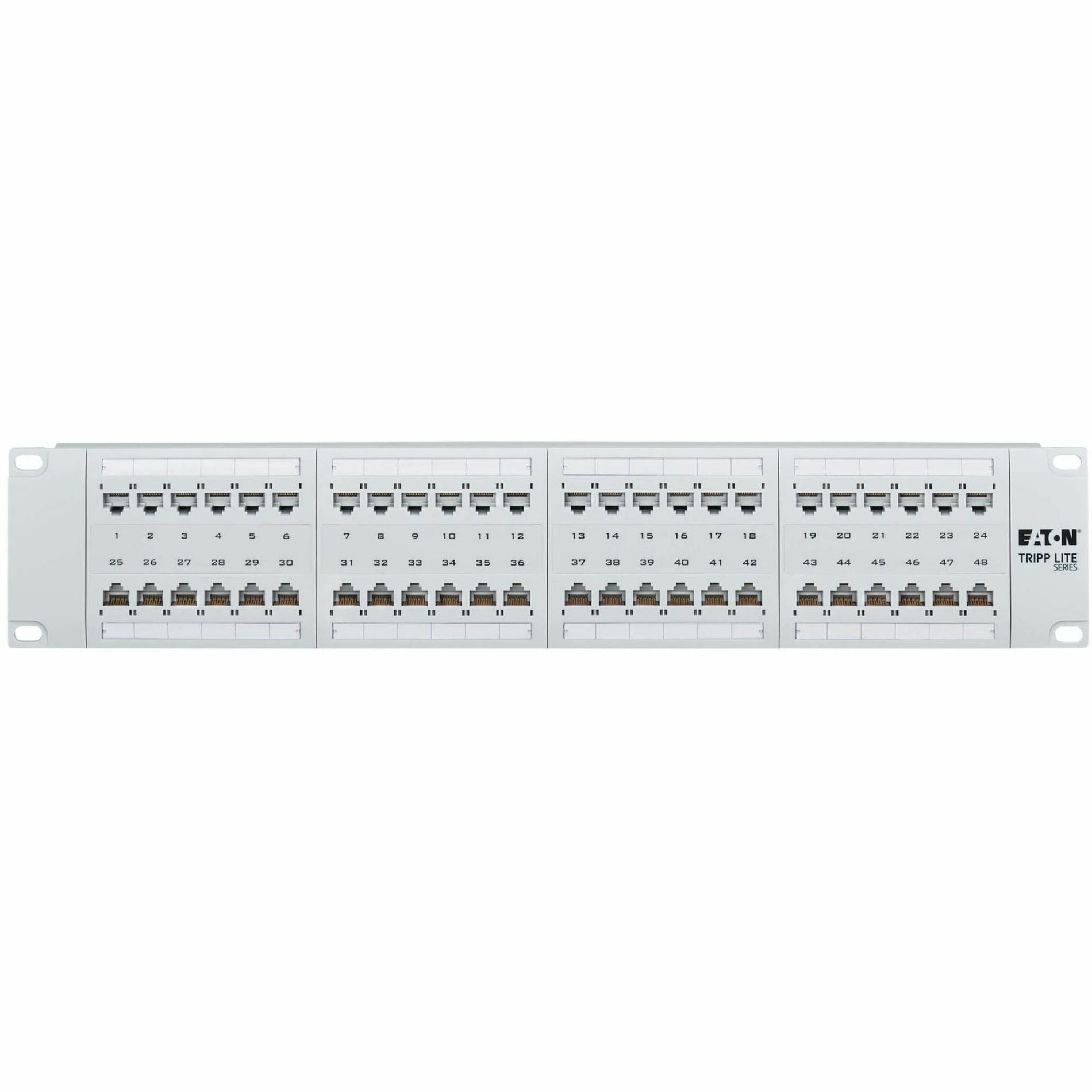 Front view of patch panel highlighting port accessibility-alternate-image5