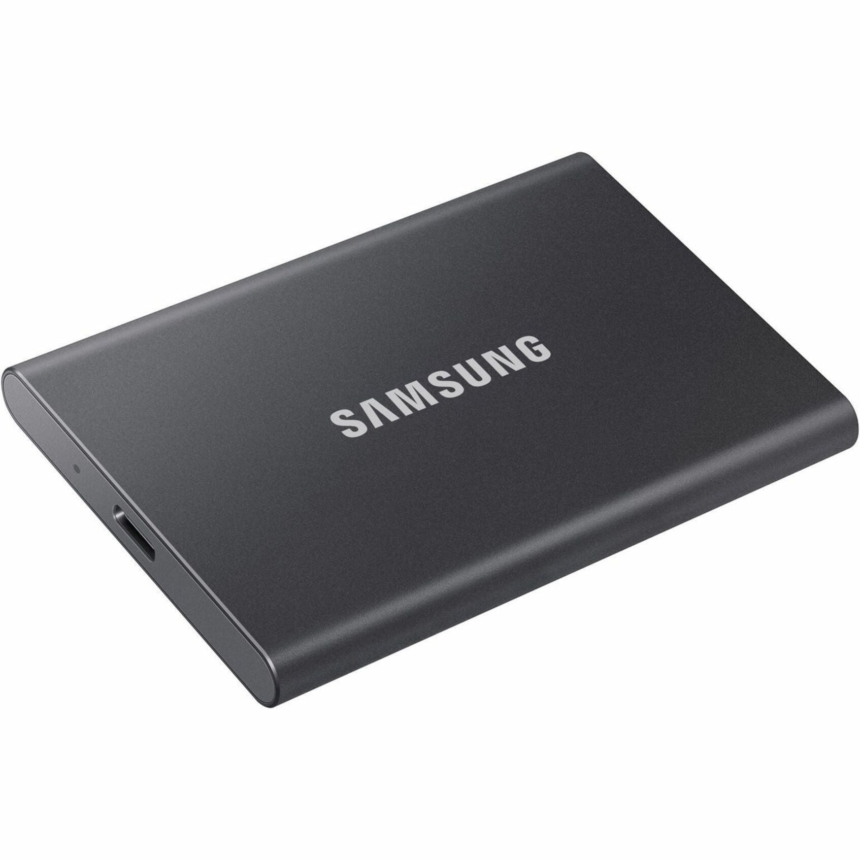 Samsung T7 4 TB Portable Solid State Drive - External - PCI Express NVMe - Titan Gray (MU-PC4T0T/AM)