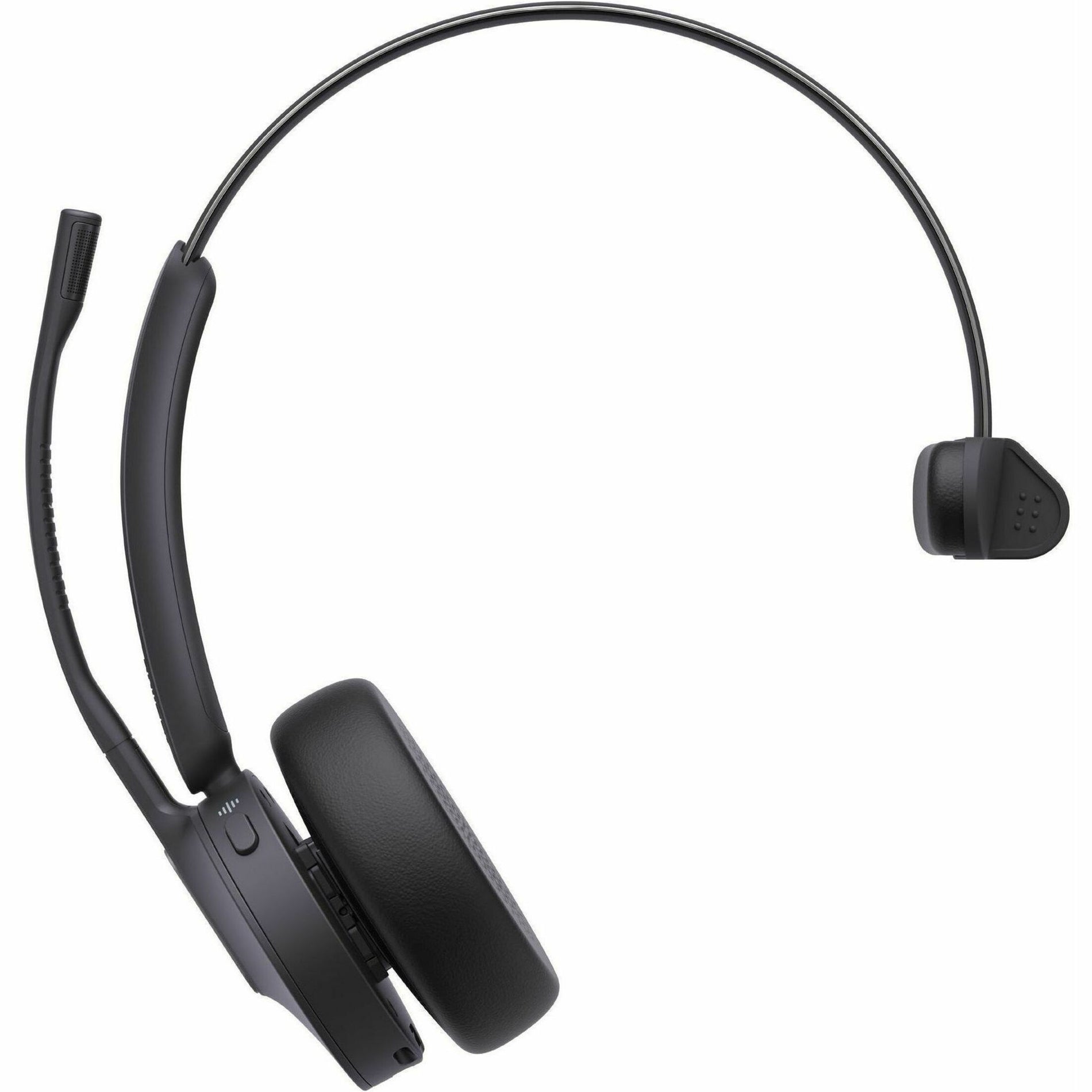 Profile view of Yealink BH70 headset highlighting comfortable over-ear design and adjustable headband-alternate-image2