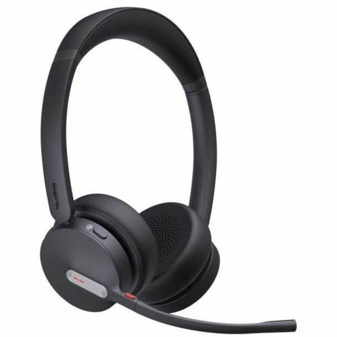 Yealink BH70 Bluetooth Wireless Headset, Noise Canceling, 3-Mic Beamforming, Microsoft Teams & Zoom Certified, 35Hr Battery, 164ft Range, Stereo Sound, Binaural Over-Head Design Black - 1208668 (2 Year Warranty)