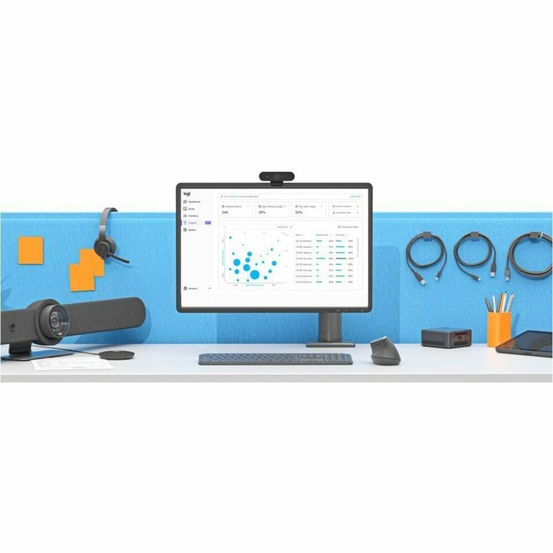 Logitech ZOOM ROOM SOLUTION NO A/V ASUS NUC (TAPZOMBASEASU)