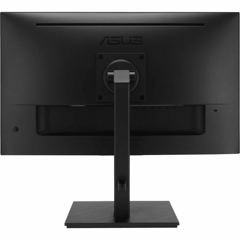 Rear view of ASUS VA27UQSB monitor showing connectivity ports