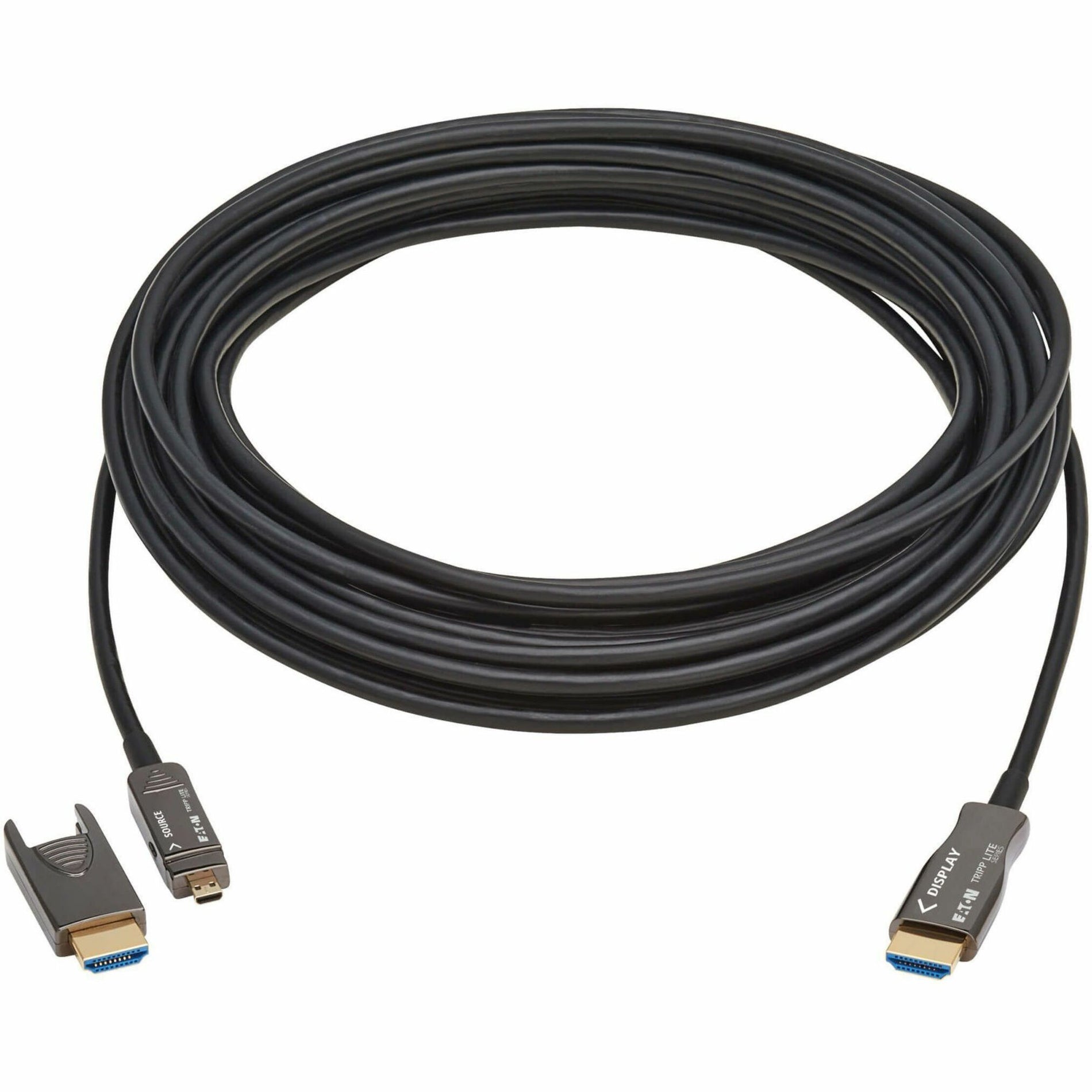 Coiled view of HDMI cable showing flexibility and bend radius-alternate-image4