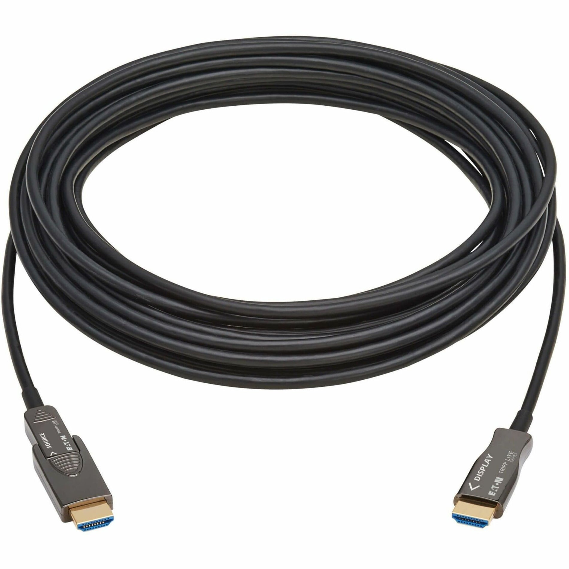 Full view of 10-meter HDMI fiber optic cable with connectors-alternate-image3