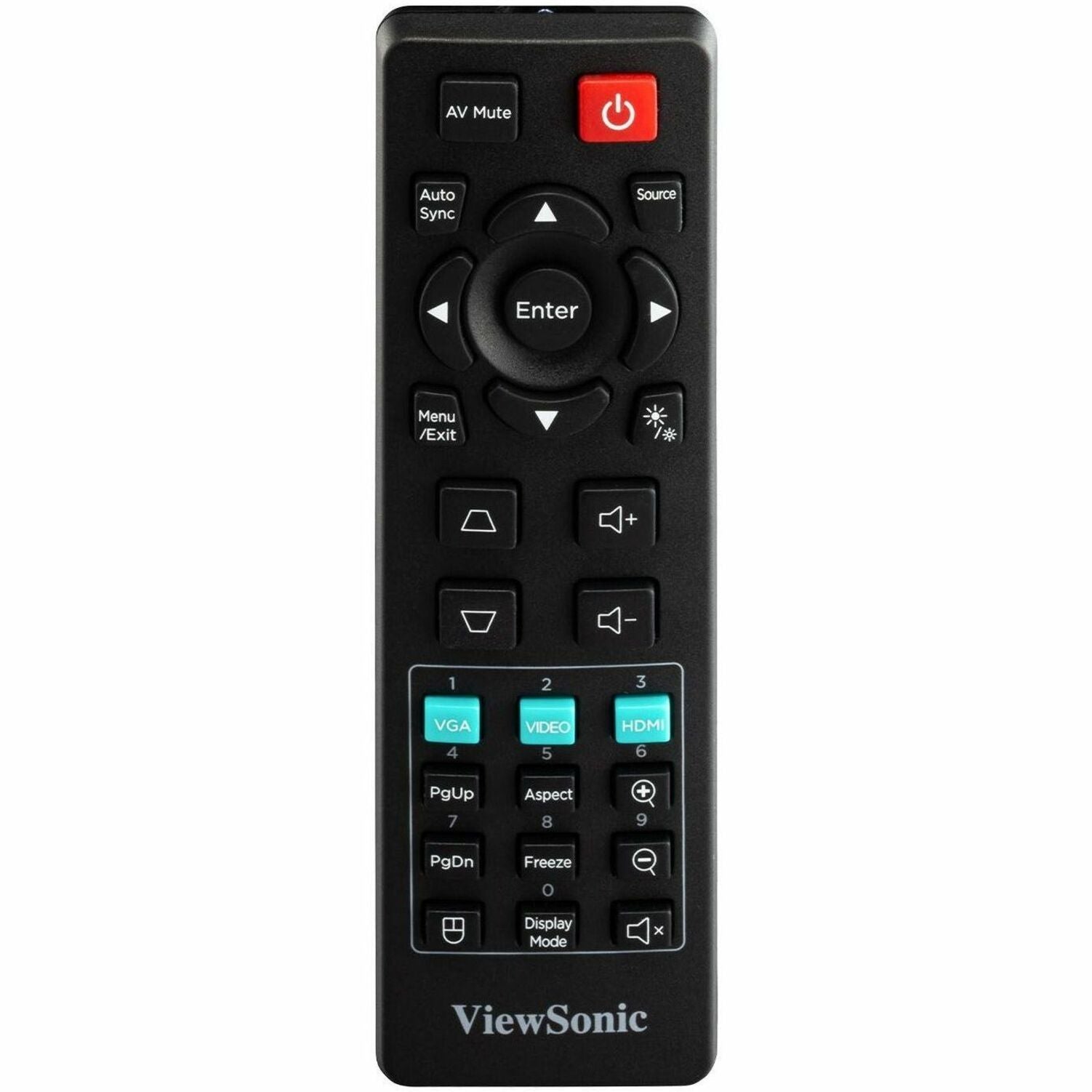 ViewSonic projector remote control with backlit buttons-alternate-image15