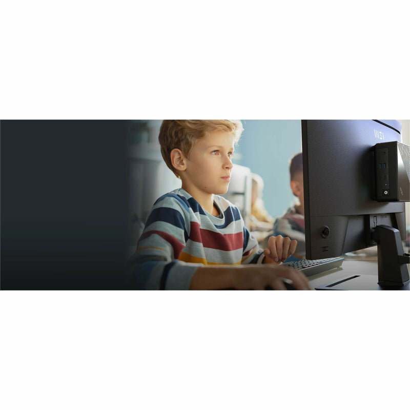 MSI PRO MP252 monitor in educational setting with young user