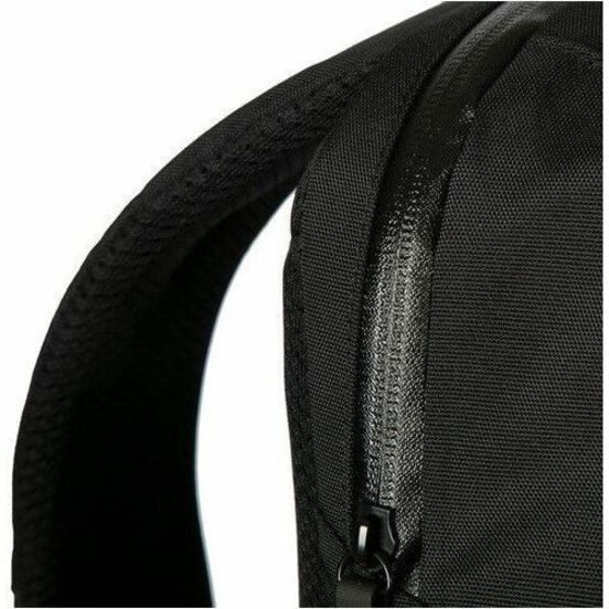 Detailed view of strap material and construction