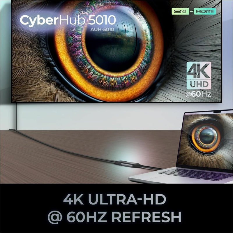 4K UHD demonstration image showing CyberHub 5010's high-resolution capability