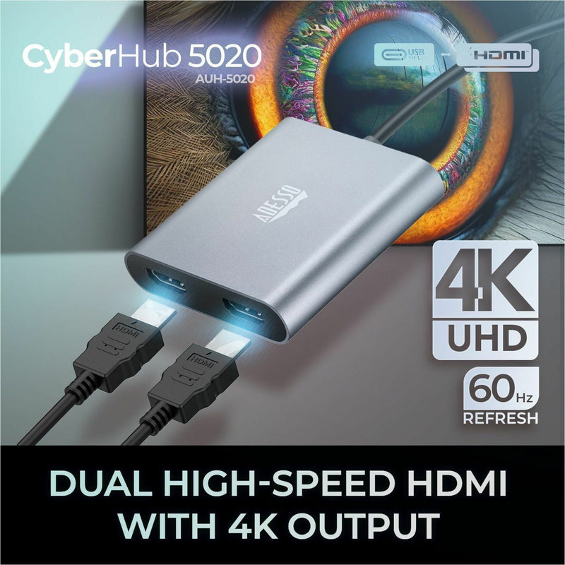 4K UHD capability demonstration with HDMI connections