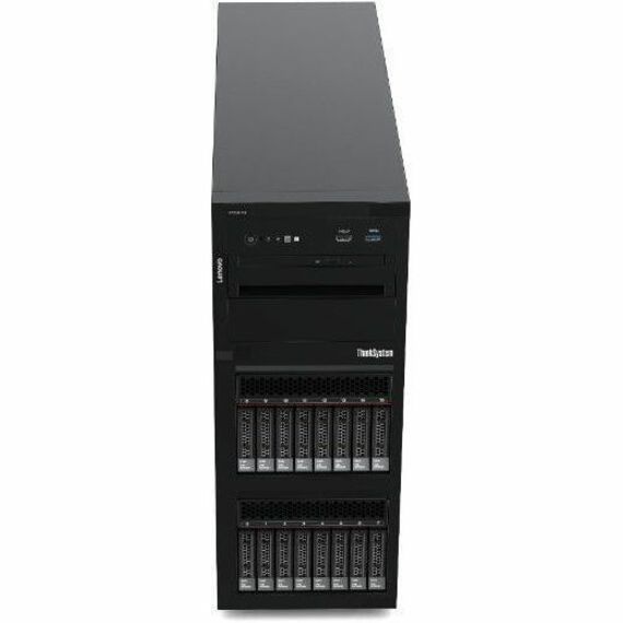 Top-down view of Lenovo ThinkSystem ST250 V3 in tower configuration-alternate-image6