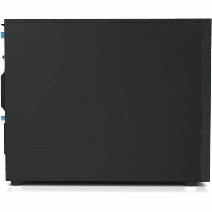 Side view of Lenovo ThinkSystem ST250 V3 server showing sleek panel design-alternate-image3