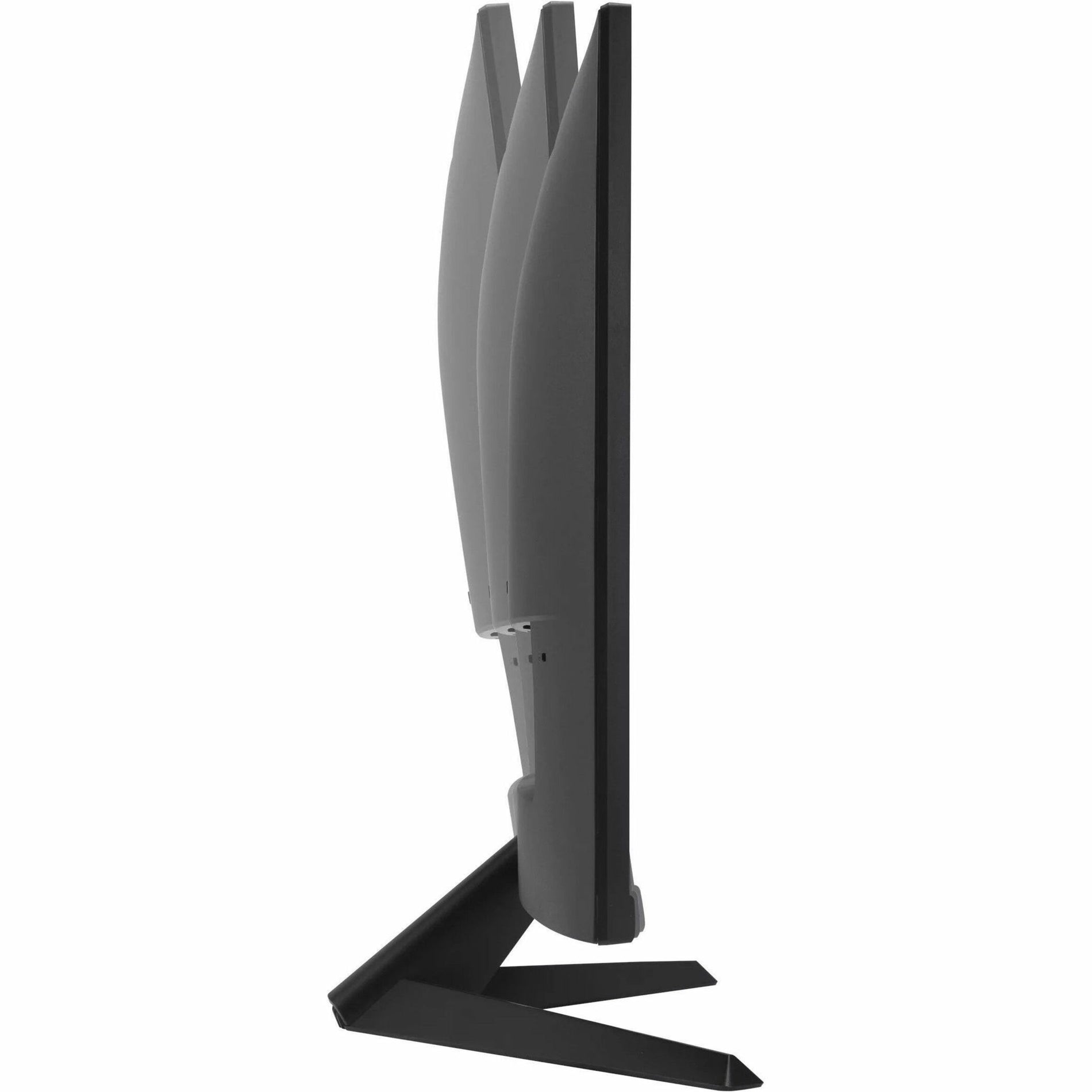 Side profile view of ASUS VY27UQ monitor showing slim design-alternate-image4