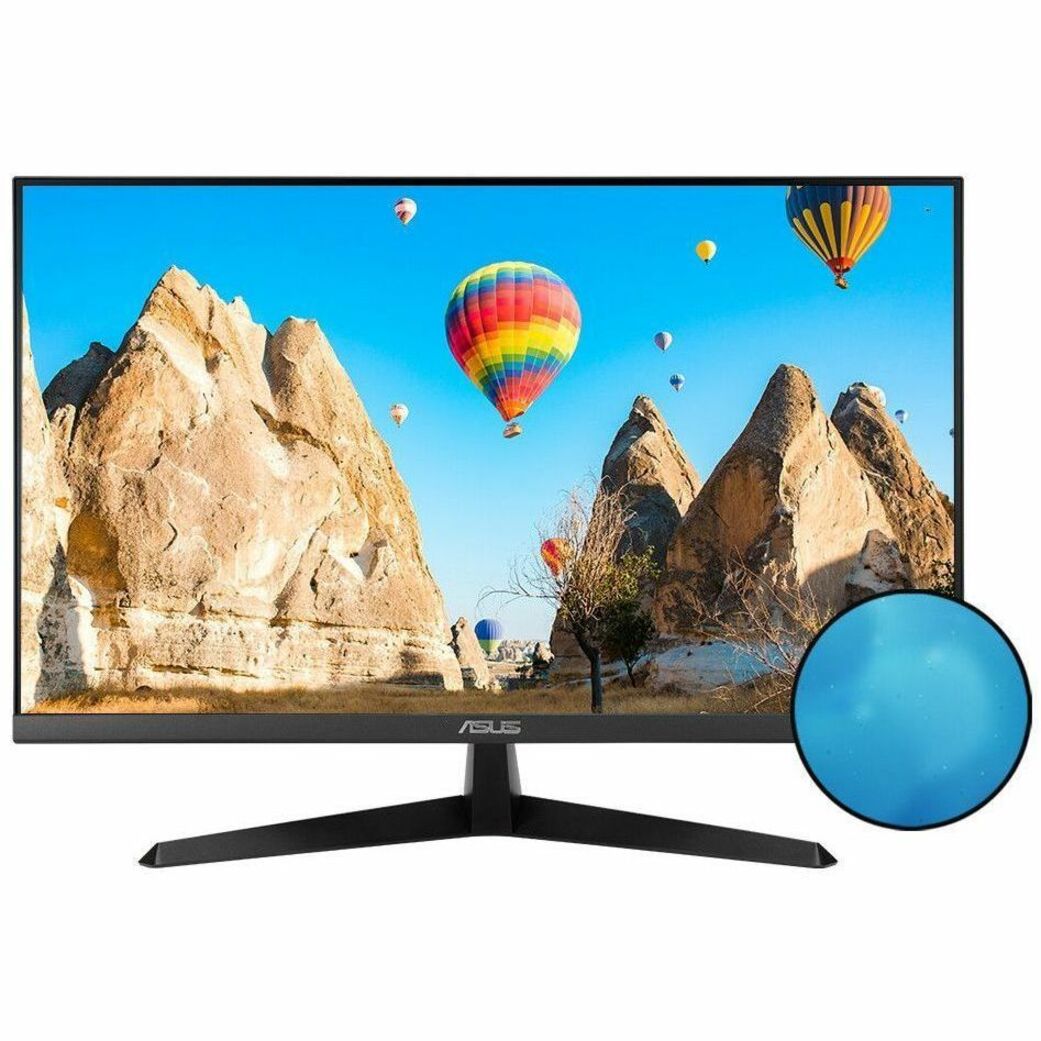 ASUS VY27UQ monitor showing HDR scene with hot air balloons-alternate-image10