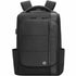 Straight-on view of HP business backpack showing organized compartments-alternate-image2