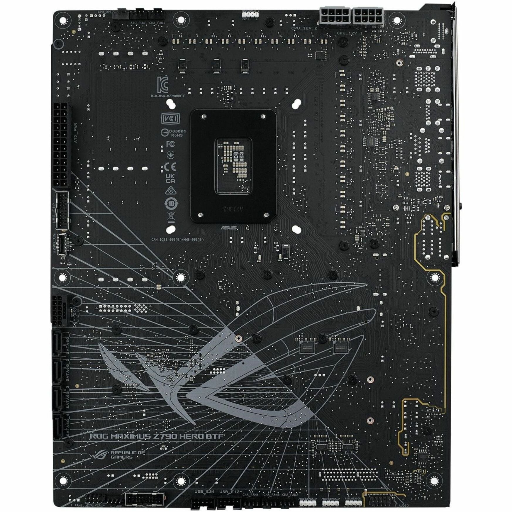 Asus ROG Maximus Z790 Hero BTF Gaming Desktop Motherboard - Intel Z790 Chipset - Socket LGA-1700 - ATX