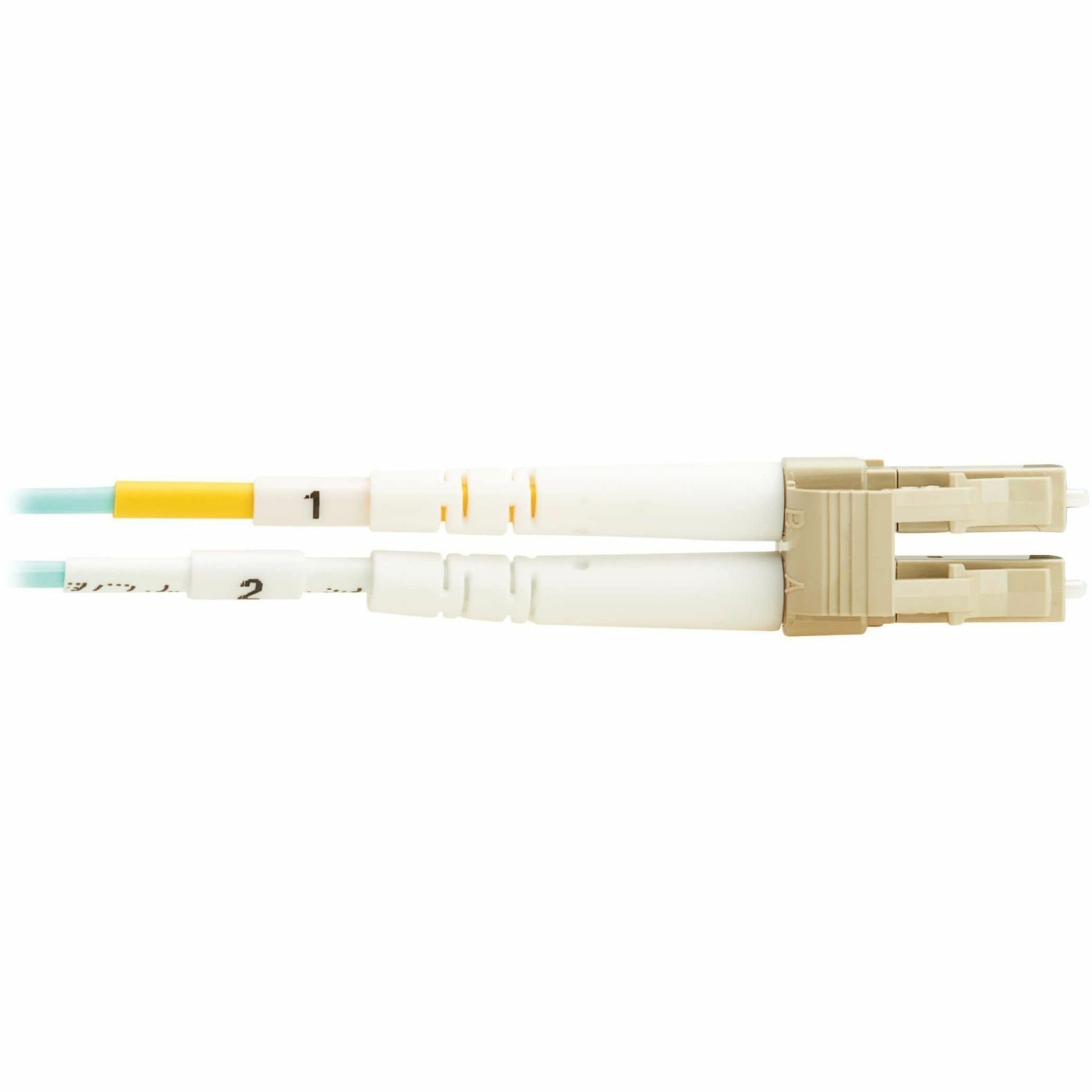 Close-up of numbered fiber identification system on LC connector-alternate-image5