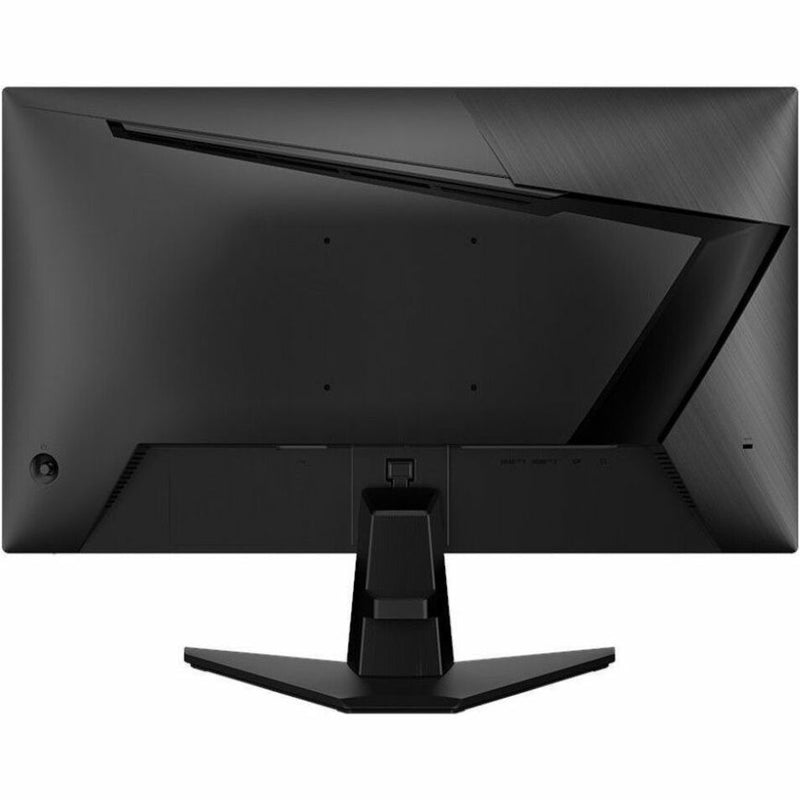 Rear view of MSI G255F monitor showing ports and stand design