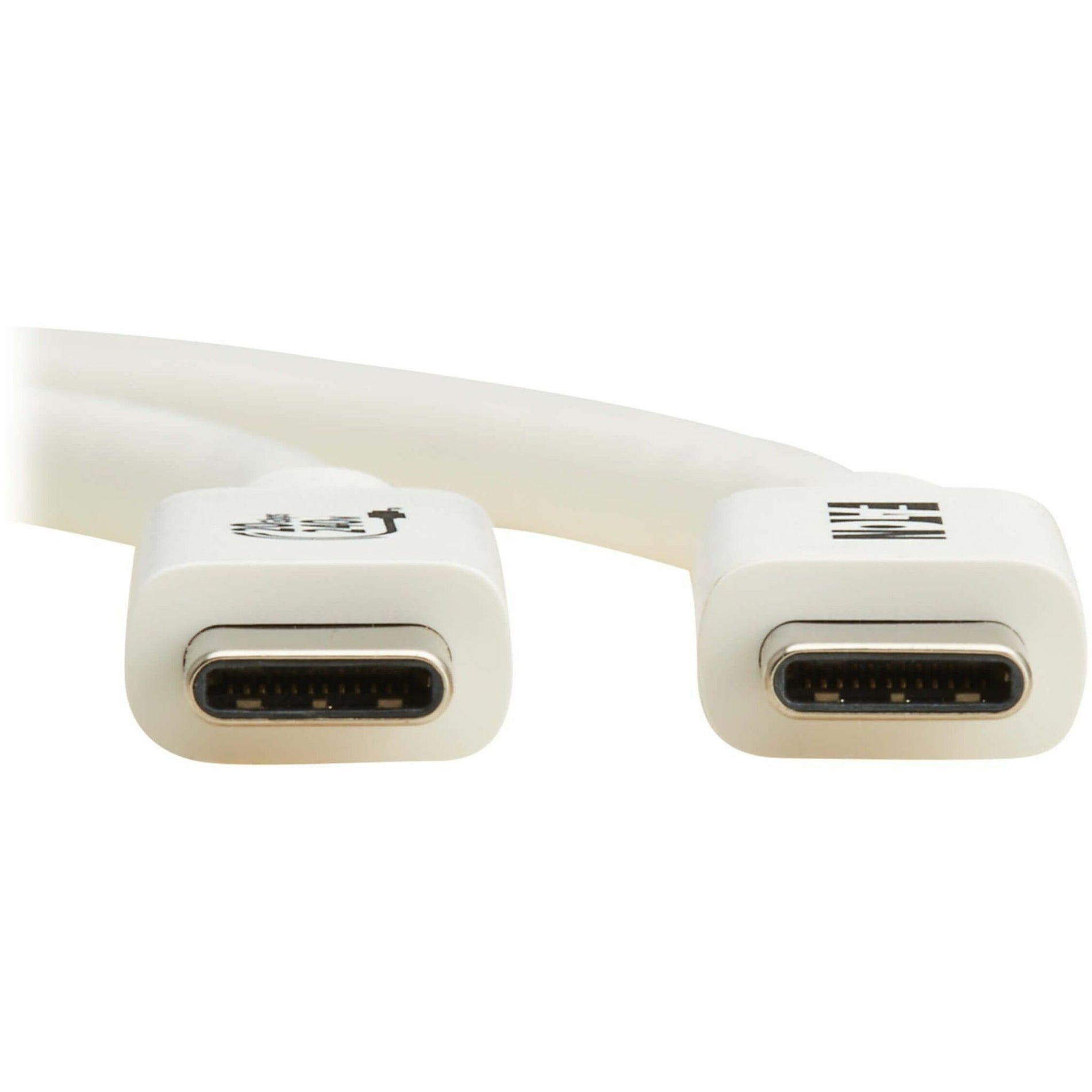 Detailed view of USB4 Type-C ports showing gold-plated pins and white housing-alternate-image2