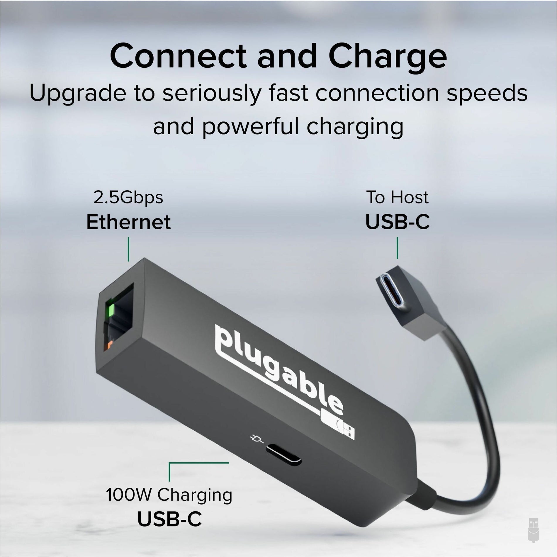 Plugable 2.5Gigabit Ethernet Adapter (USBC-E2500PD)