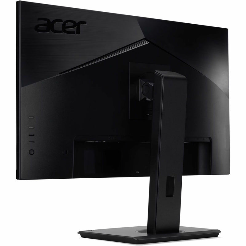 Rear angle view of Acer Vero B277 TAA monitor showing ventilation and construction details