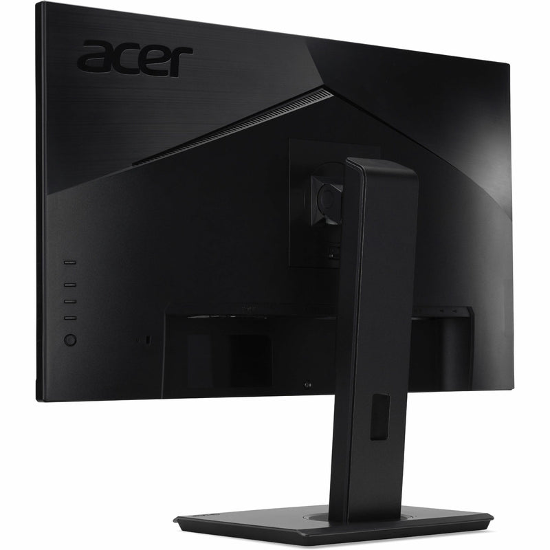 Detailed rear view of Acer B247Y monitor showing connectivity options