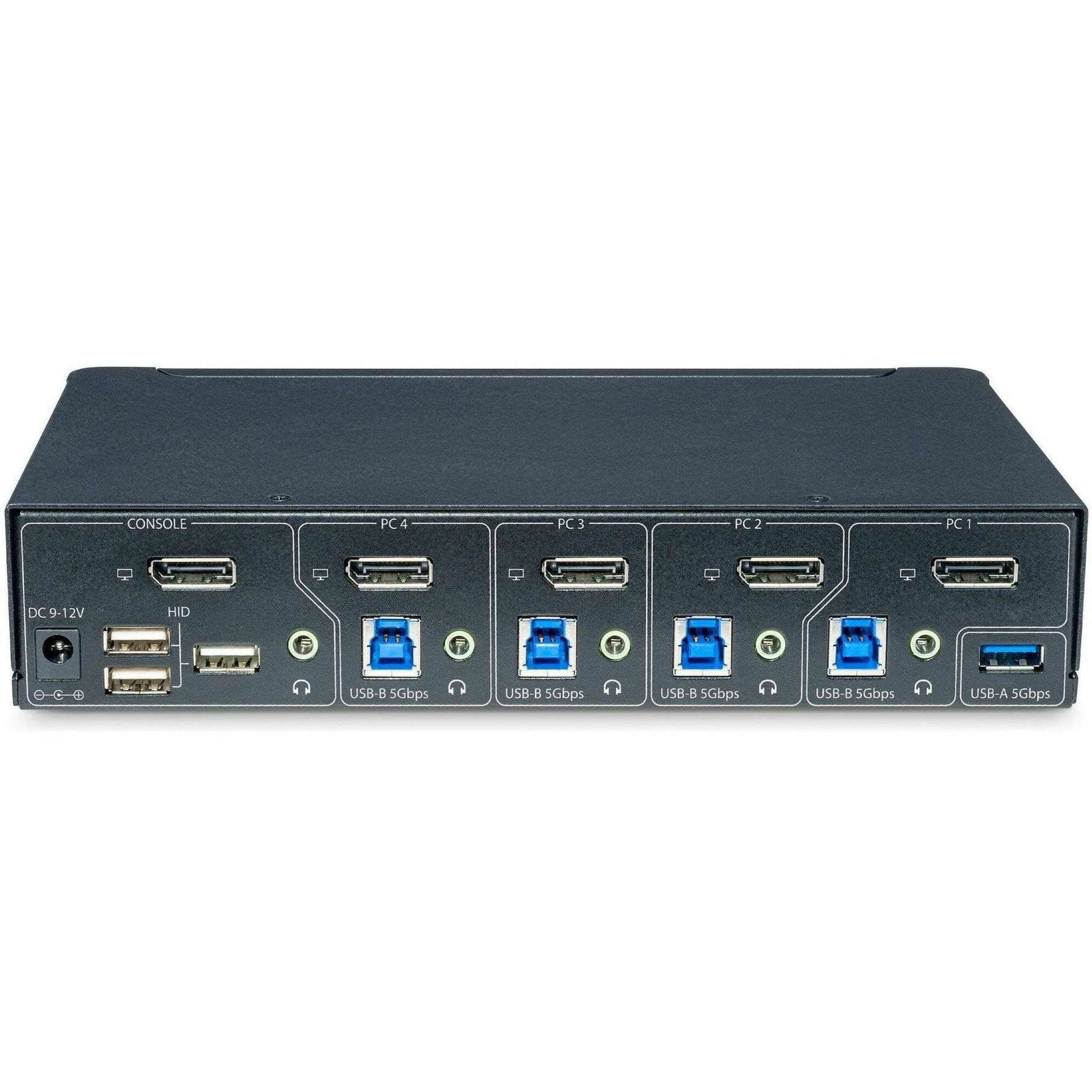 Detailed view of rear ports showing DisplayPort, USB, and audio connections-alternate-image4