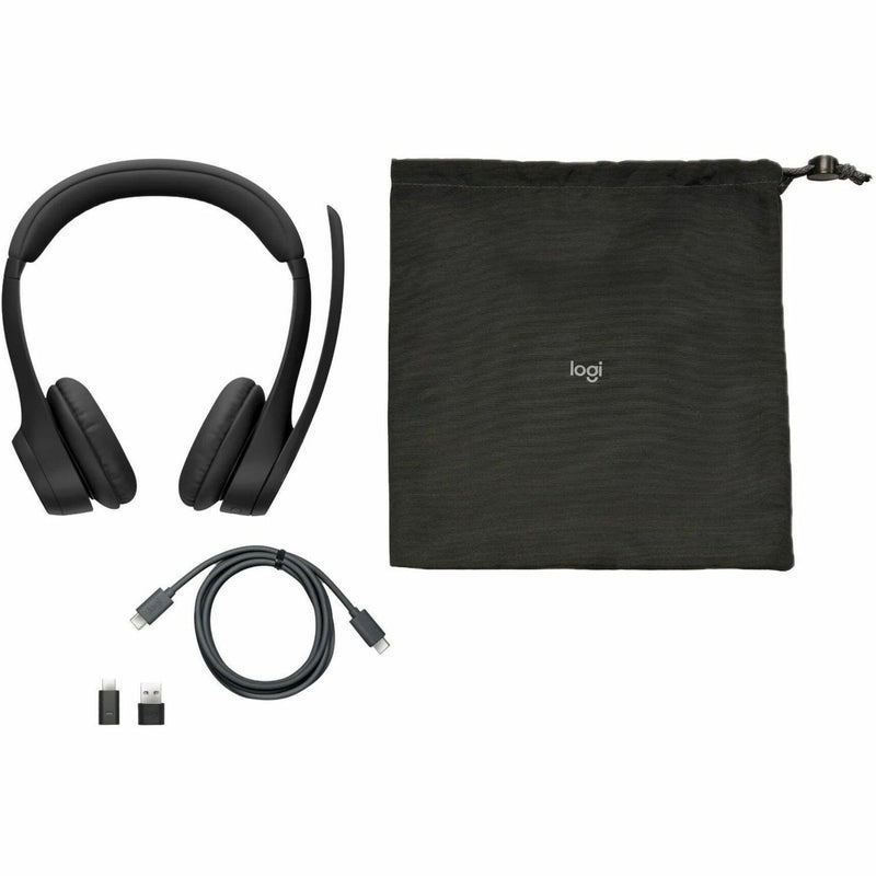 Zone 305 headset with included accessories and travel bag