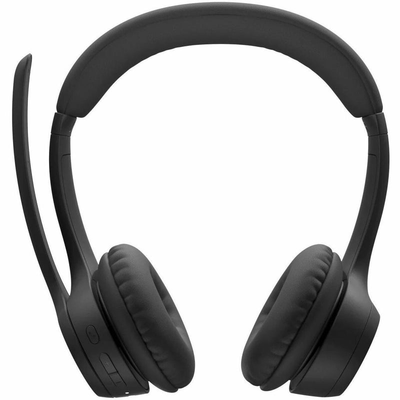 Front view of Zone 305 wireless headset showing control buttons