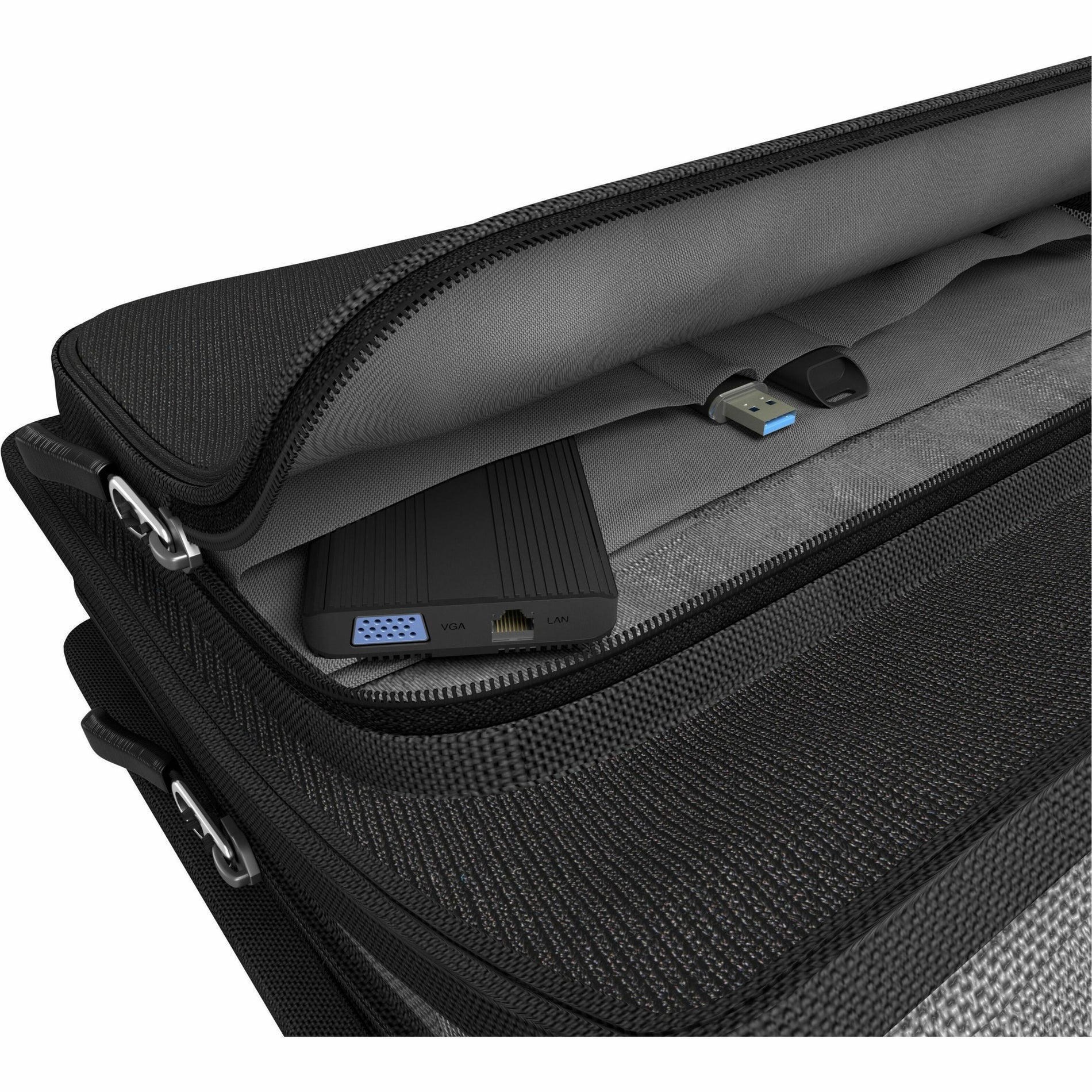 MAXCases Explorer 5 WorkIn Case w/Pocket 14 Black (MCEB5P14BLK)