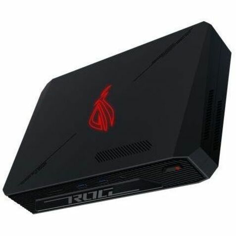 Angled perspective of ROG NUC showing compact design and gaming aesthetics-alternate-image9