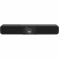 Front view of Logitech MeetUp 2 video conferencing bar showing integrated camera and speaker array-alternate-image1