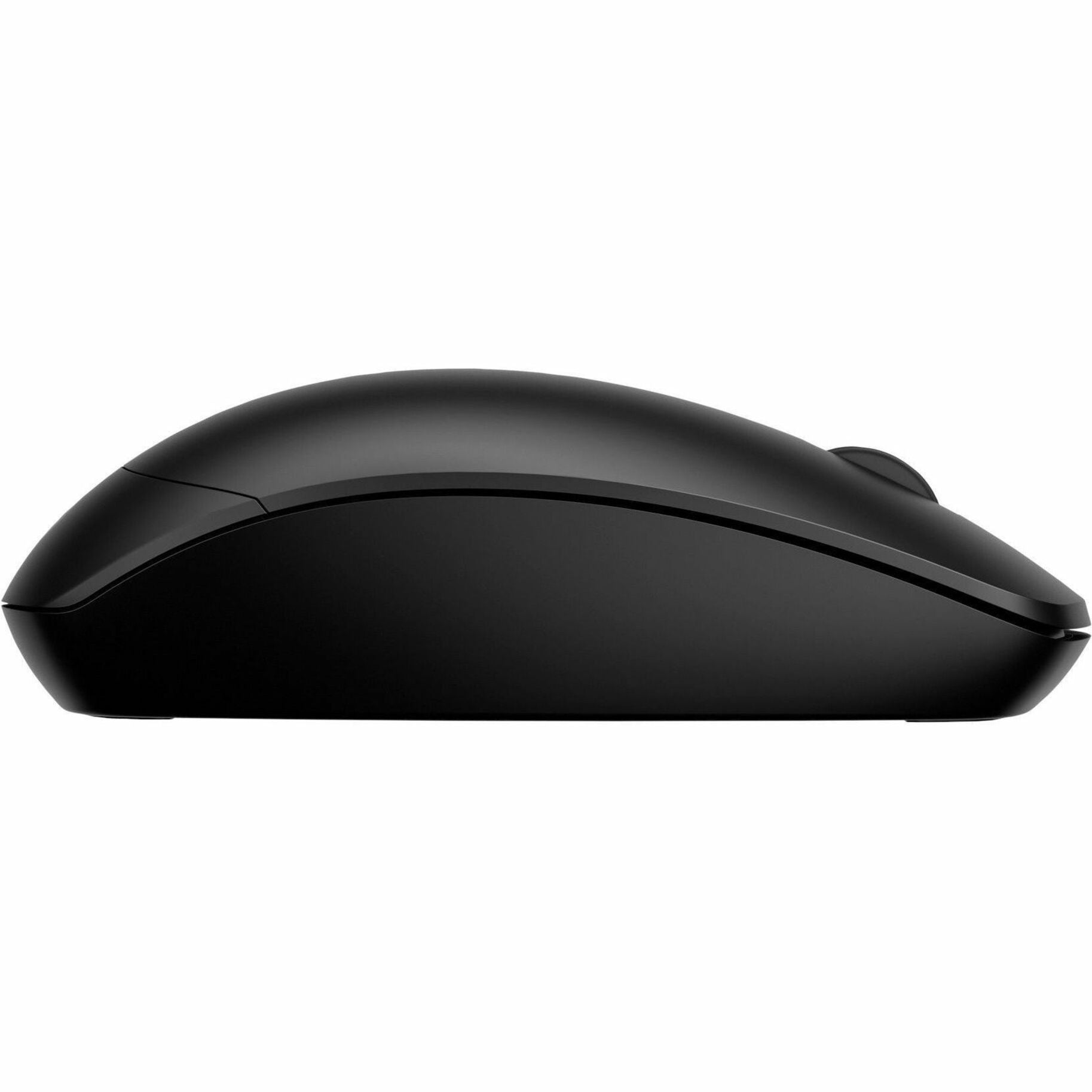 Side profile view of HP 235 Slim Wireless Mouse emphasizing slim design-alternate-image8