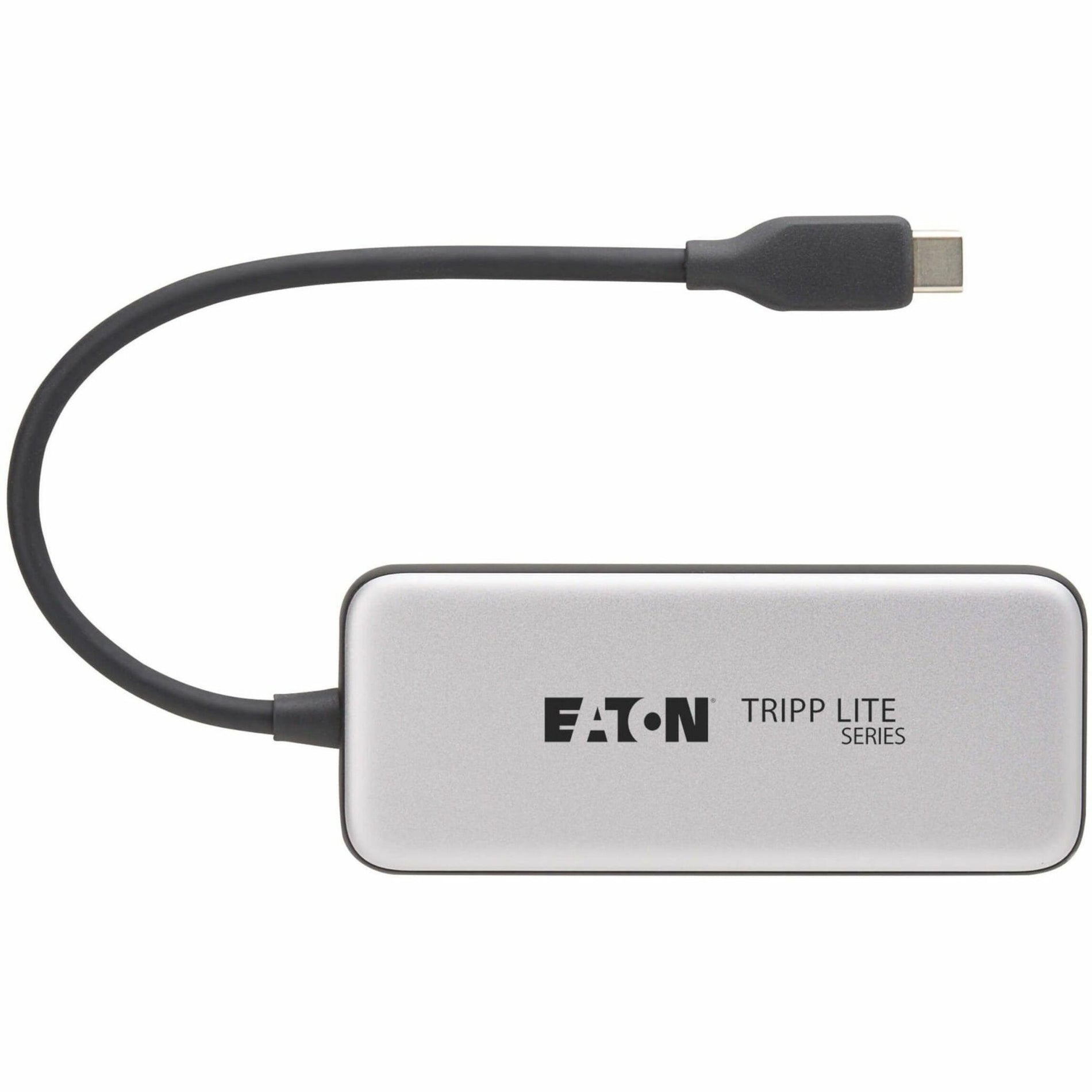 트립라이트 by 이튼 4-포트 USB-C 허브 10 Gbps 100W PD TB3 회색 (U460-004-4C-G2C)