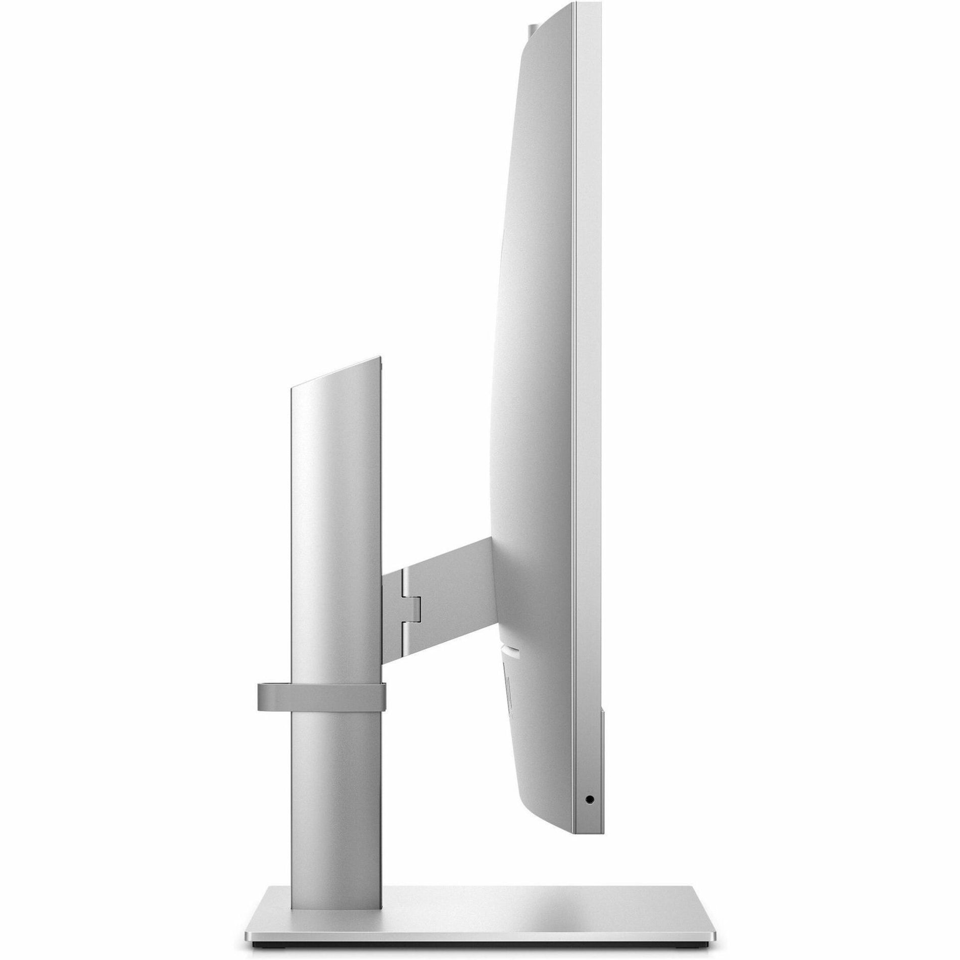 Side profile of HP EliteOne 870 showing stand mechanism-alternate-image3