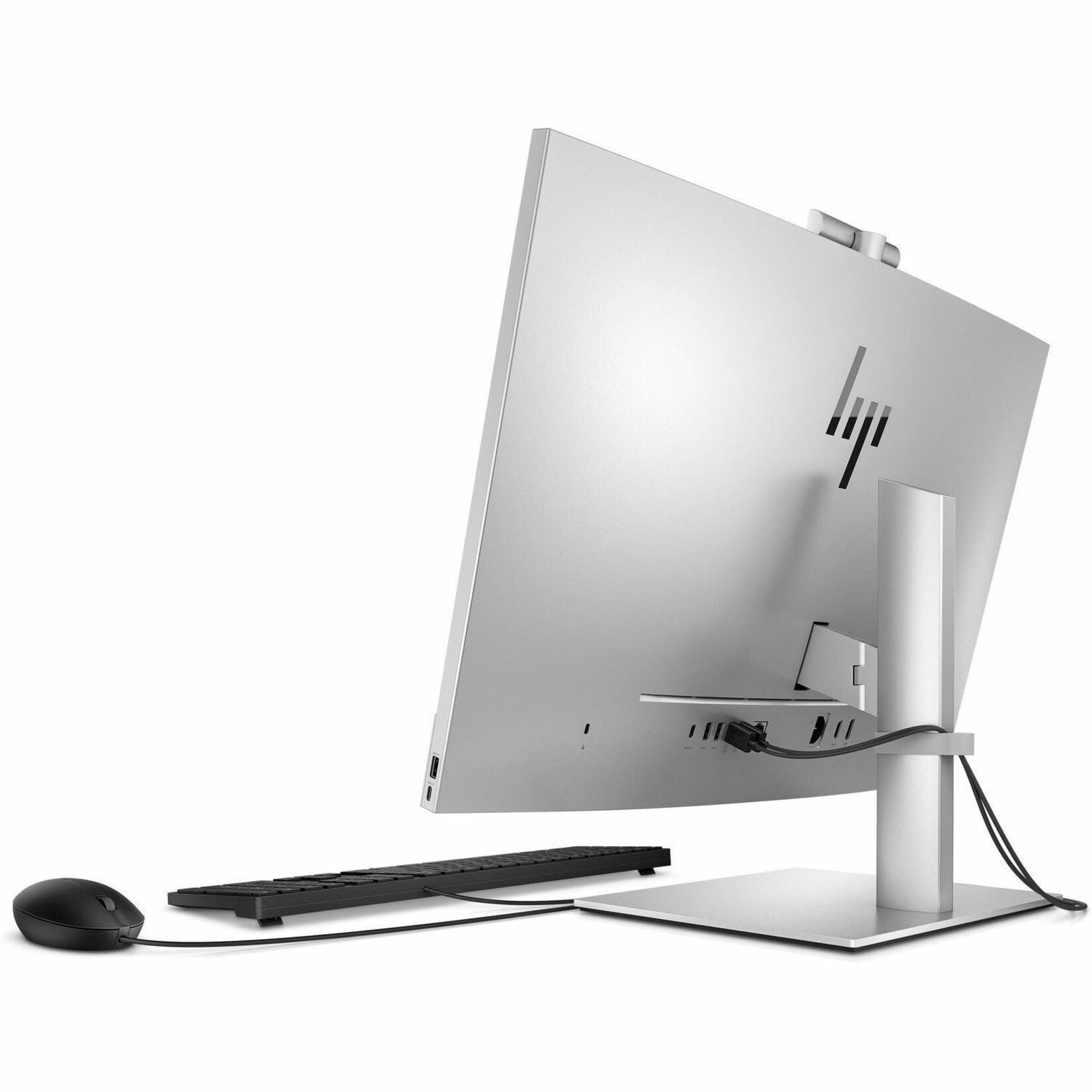 Side view of HP EliteOne 870 showing slim profile-alternate-image10