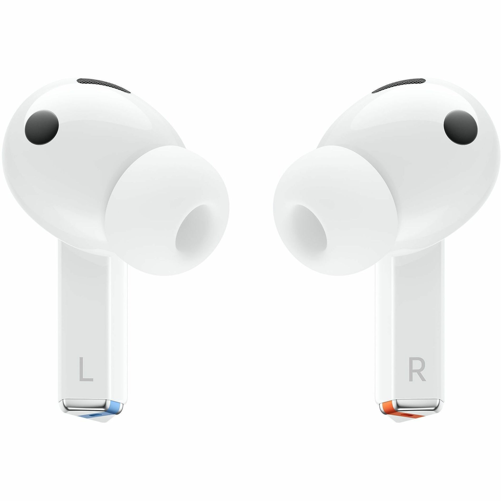 Side angle view of Galaxy Buds3 Pro showing microphone placement and ergonomic design-alternate-image2