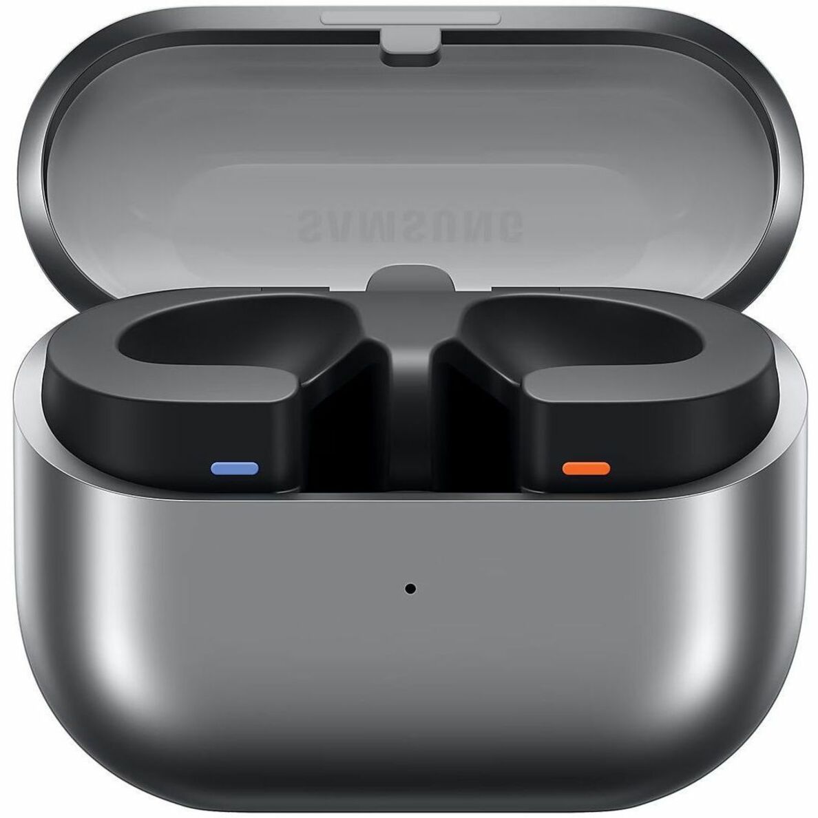 Open charging case showing earbud slots-alternate-image7