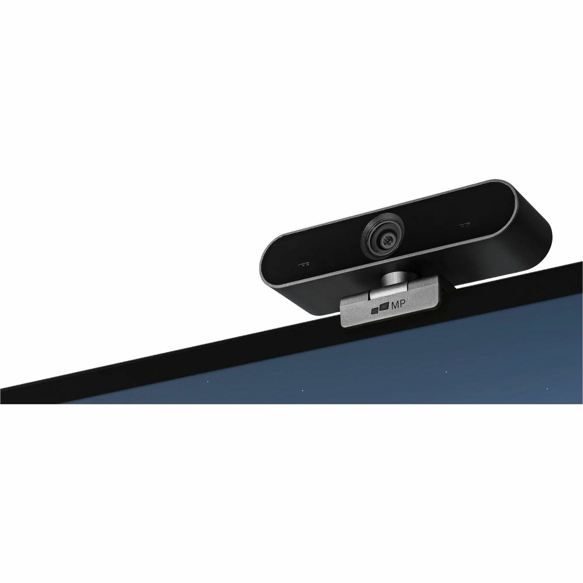 Side profile view of webcam mounted on monitor showing slim design-alternate-image8