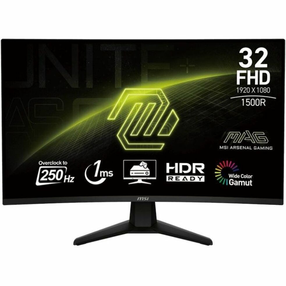 MSI MN MAG 32C6X 31.5 VA FHD 1920x1080 16:9 1ms 4ms 250Hz 2xHDMI DP Retail (MAG32C6X)