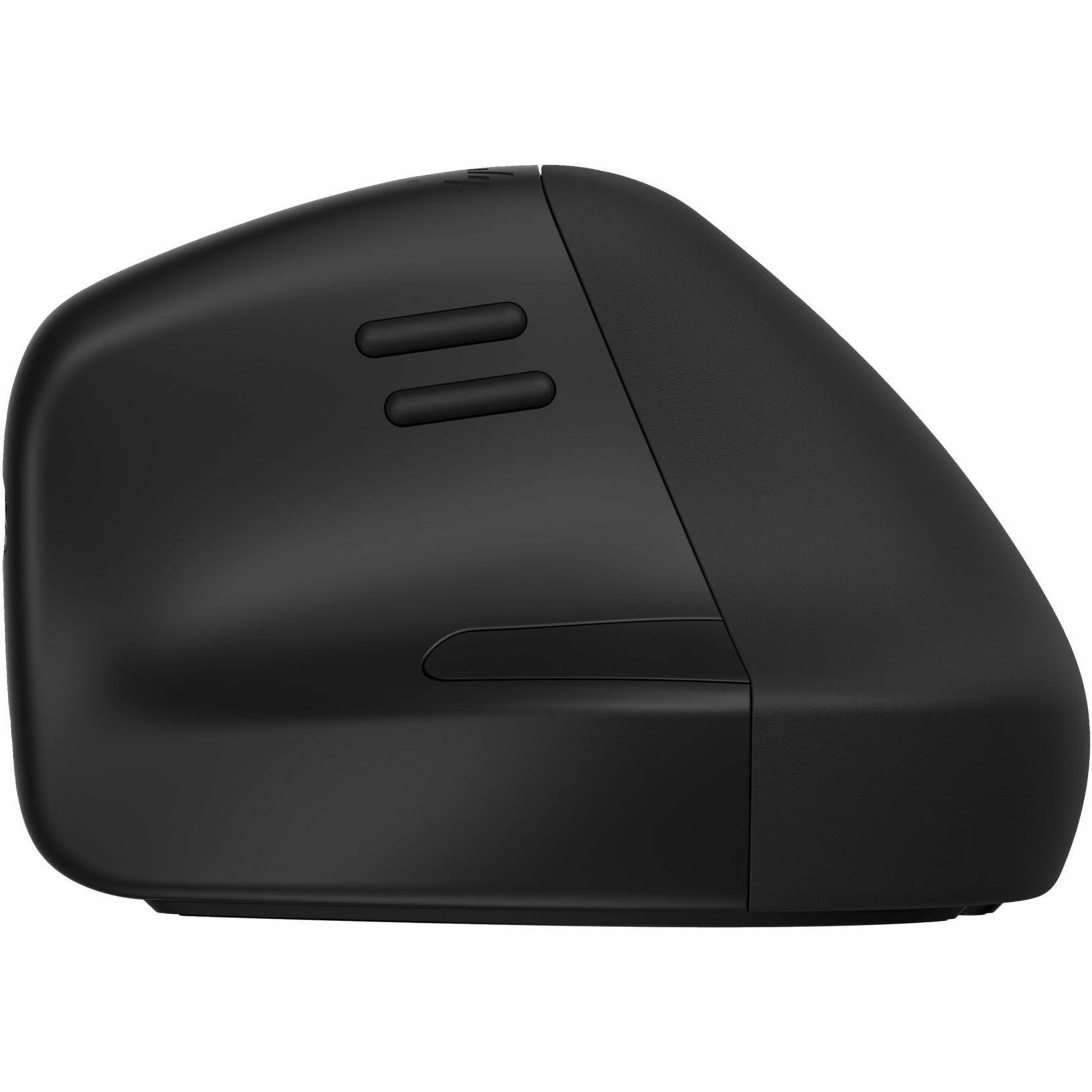 Close-up side view of HP 920 Ergonomic Mouse showing button placement and texture-alternate-image3