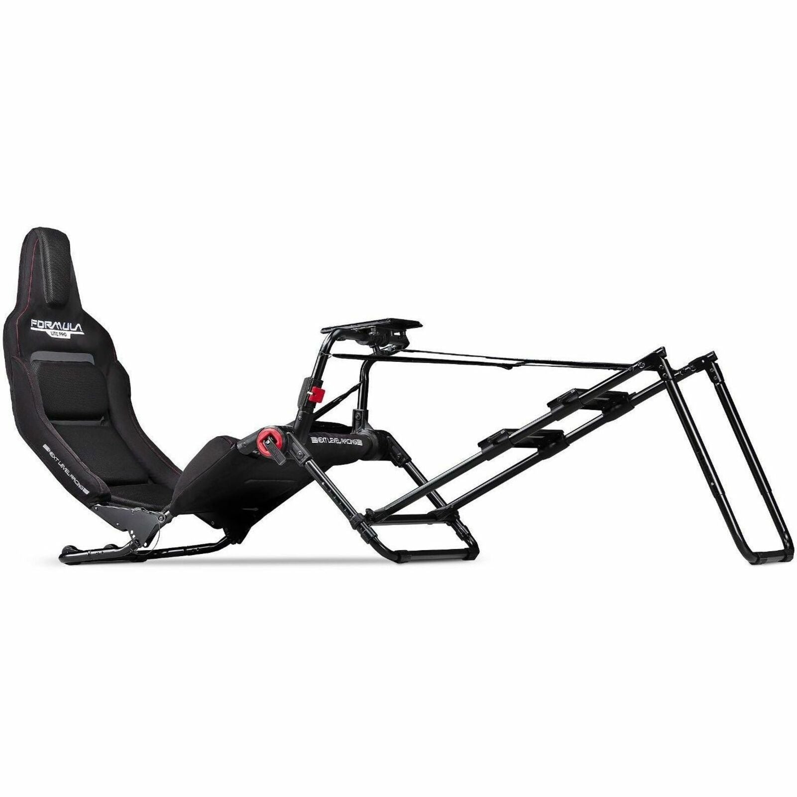 Next Level Racing Formula Lite Pro Simulation Cockpit, Foldable, Ergonomic, 286lb Capacity, Adjustable Backrest, Padded Mesh Seat, Gaming Setup with Keyboard & Mouse Support - NLR-S038 (1 Year Warranty)