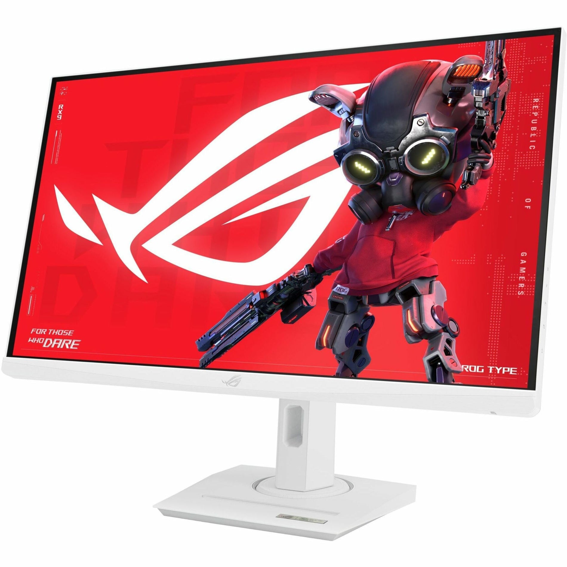 ASUS ROG Strix 27 1440P USB-C HDR Gaming Monitor (XG27ACG-W) - White, QHD, 180Hz, 1ms, Fast IPS, DCI-P3 95%, Extreme Low Motion Blur Sync, G-Sync Compatible, Tripod Socket, AI Gaming, 3yr warranty