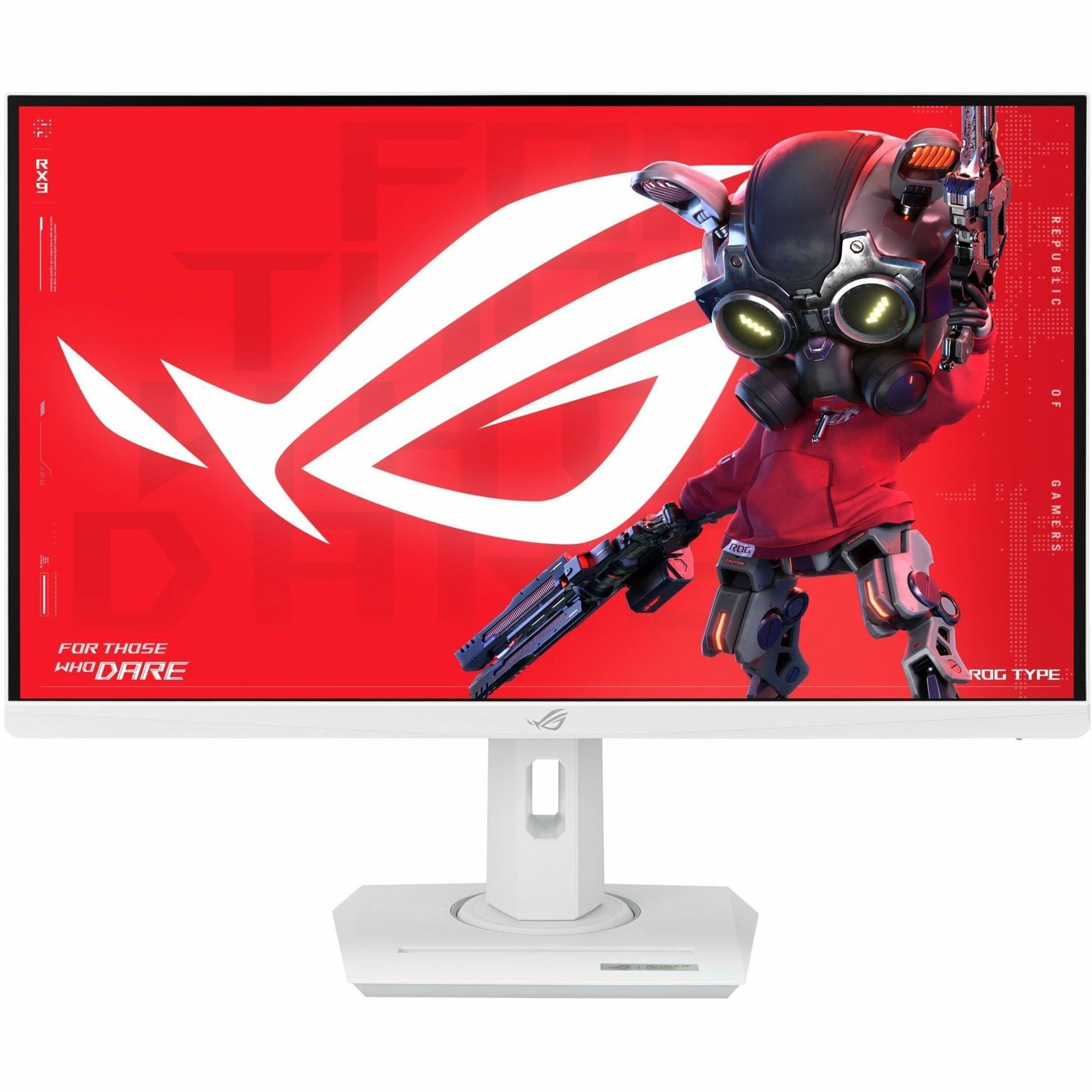 ASUS ROG Strix 27 1440P USB-C HDR Gaming Monitor (XG27ACG-W) - White, QHD, 180Hz, 1ms, Fast IPS, DCI-P3 95%, Extreme Low Motion Blur Sync, G-Sync Compatible, Tripod Socket, AI Gaming, 3yr warranty