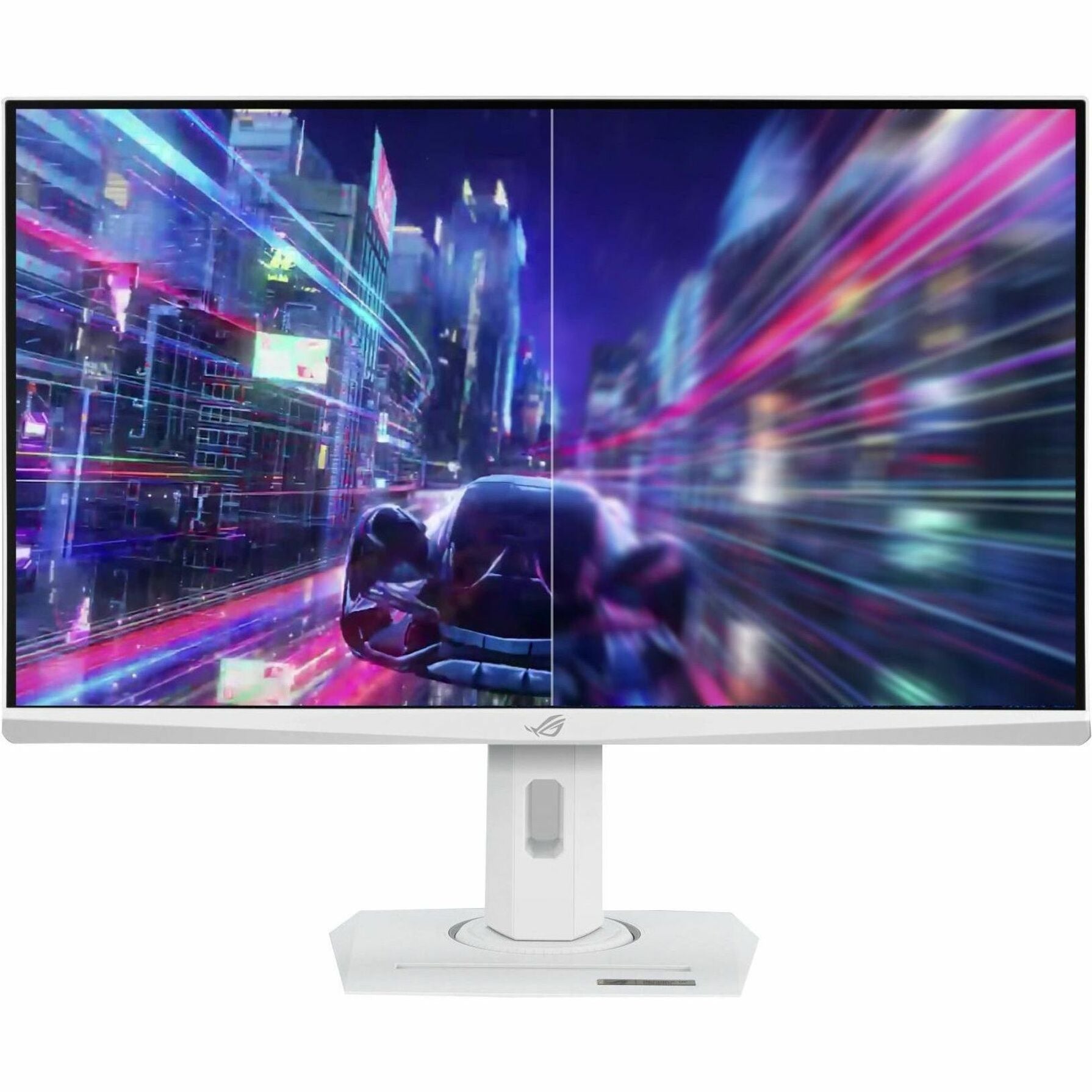 ASUS ROG Strix 27 1440P USB-C HDR Gaming Monitor (XG27ACG-W) - White, QHD, 180Hz, 1ms, Fast IPS, DCI-P3 95%, Extreme Low Motion Blur Sync, G-Sync Compatible, Tripod Socket, AI Gaming, 3yr warranty