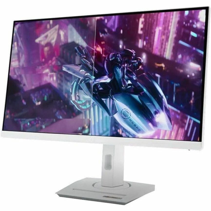 ASUS ROG Strix 27 1440P USB-C HDR Gaming Monitor (XG27ACG-W) - White, QHD, 180Hz, 1ms, Fast IPS, DCI-P3 95%, Extreme Low Motion Blur Sync, G-Sync Compatible, Tripod Socket, AI Gaming, 3yr warranty