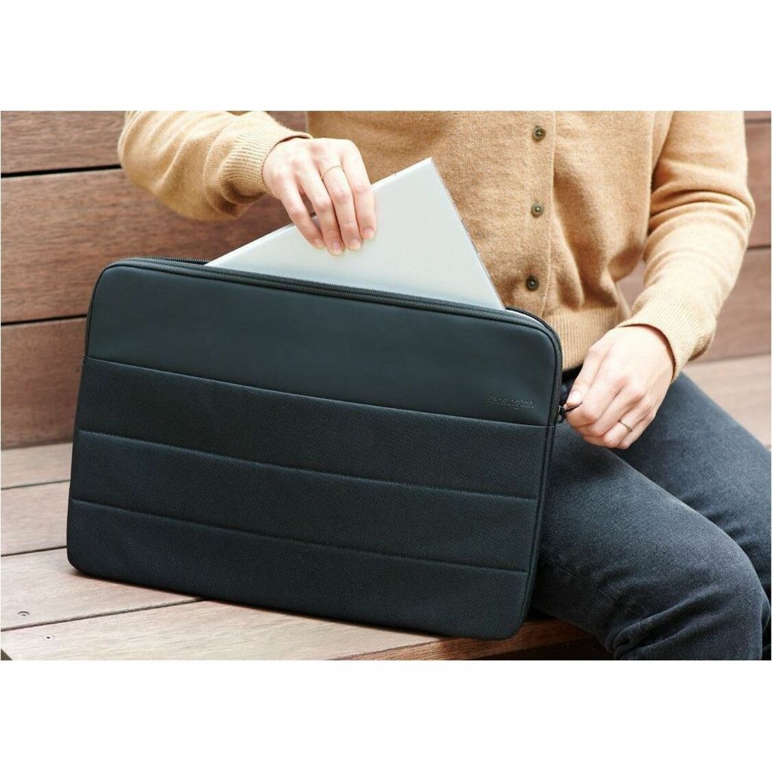 Kensington Carrying Case (Sleeve) for 12" Notebook - Black (K60393WW)