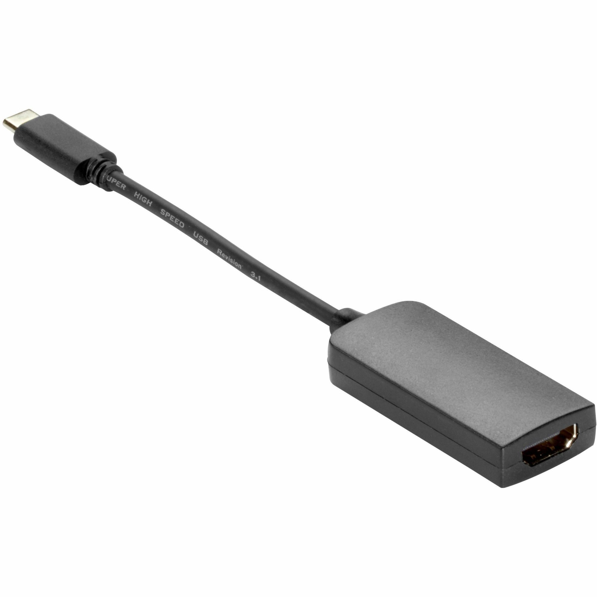 Black Box Video Adapter Dongle - USB 3.1 Type C Male to HDMI 2.0 Female, 4K 60Hz (VA-USBC31-HDMI4K-R2)