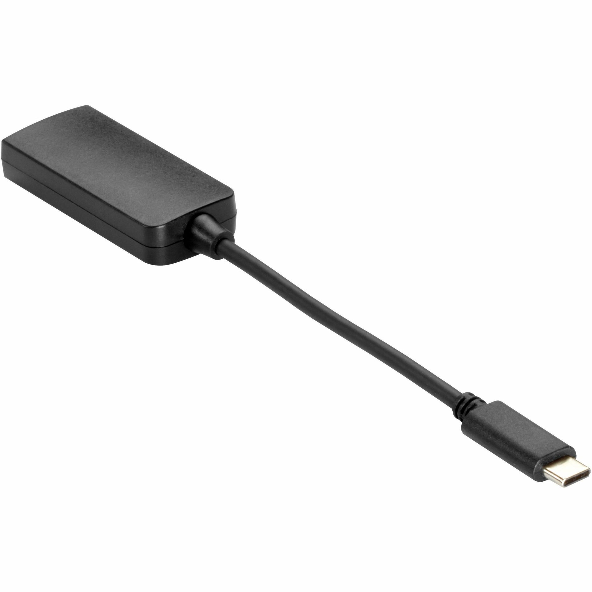 Black Box USB-C to HDMI adapter dongle showing USB Type-C connector and main adapter body-alternate-image1