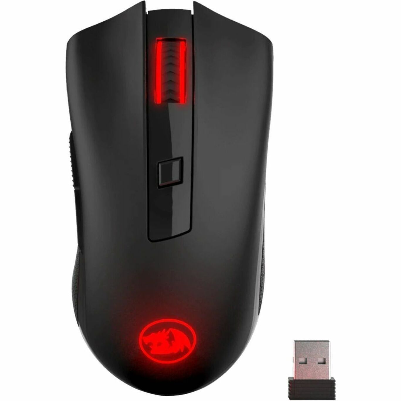 Redragon Nirvana M652 Wireless Gaming Mouse, 2400 DPI Optical Sensor, 6 Buttons, LED Backlight, Ergonomic Design, Adjustable DPI & Polling Rate, USB Receiver, PC & Mac Compatible - M652 (2 Year Warranty)