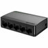 Side angle view of Tenda SG105M ethernet switch highlighting its compact design-alternate-image2